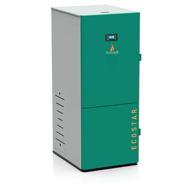 Centrala peleti compacta Mareli Premium RubynoR SBN 20-35KW- Kit hidraulic si modul internet